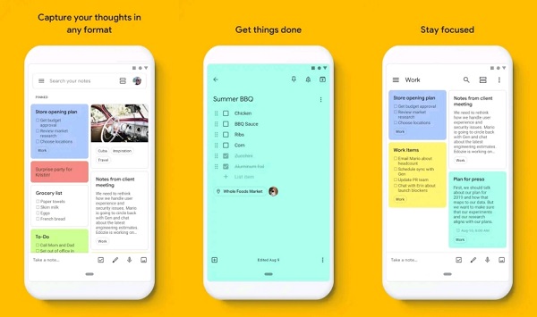 What Google Keep Used for