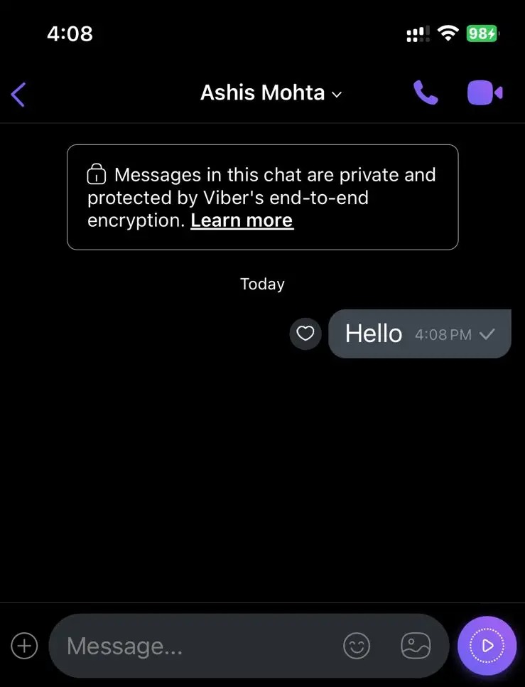 Check Message Status Viber Block