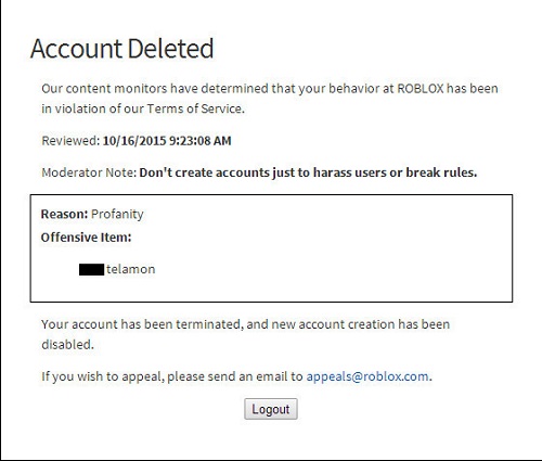 How To Tell If Someone Was Banned In Roblox - how to see your blocked users on roblox