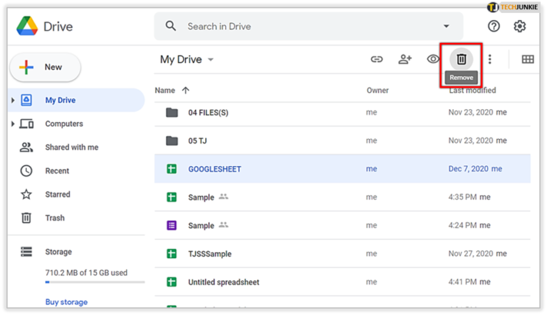How to Remove Google Sheets from Google Drive - Tech Junkie