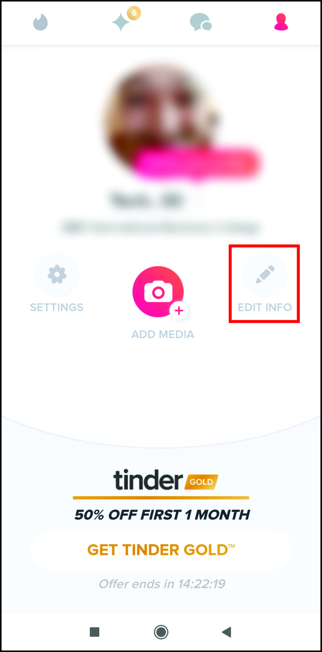 How to change tinder profile picture