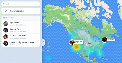 Snapchat View Map