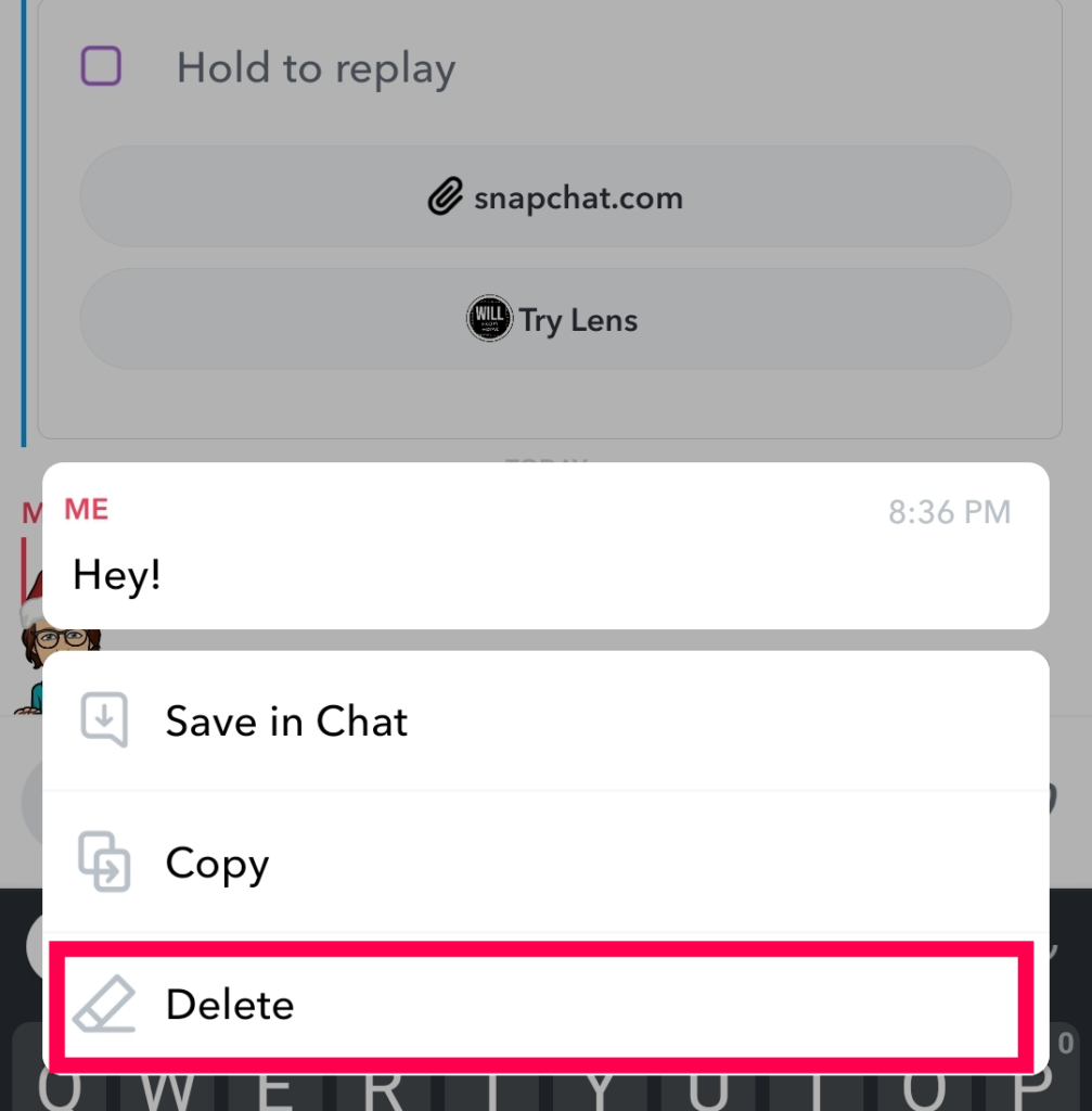 how to stop a snap from sending on snapchat