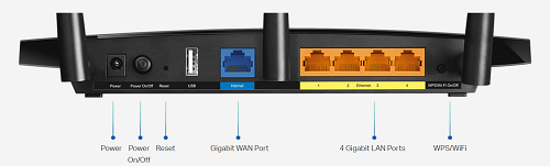 how to hard factory reset tp-link ac1750