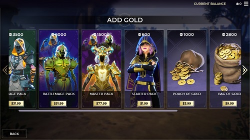 spellbreak gold