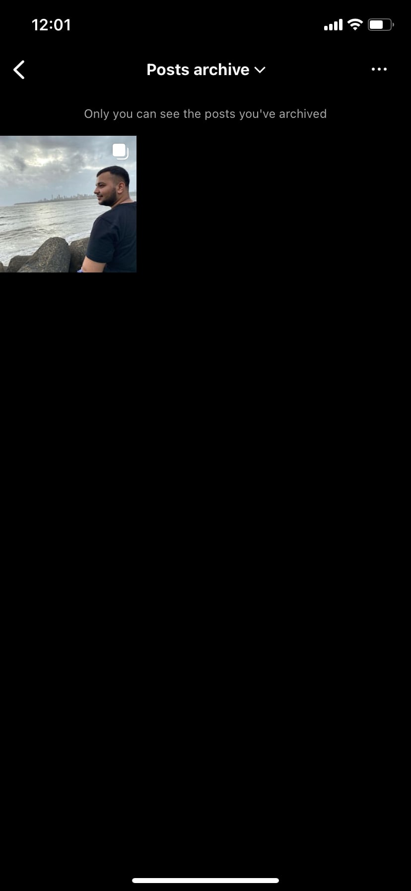 Instagram Posts archive option