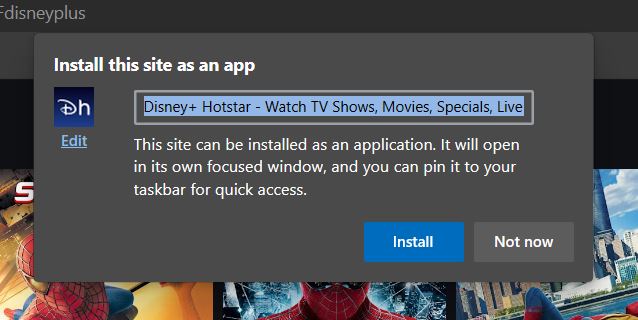 Install Disney+ on computer