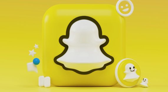 Snapchat 3D rendered logo