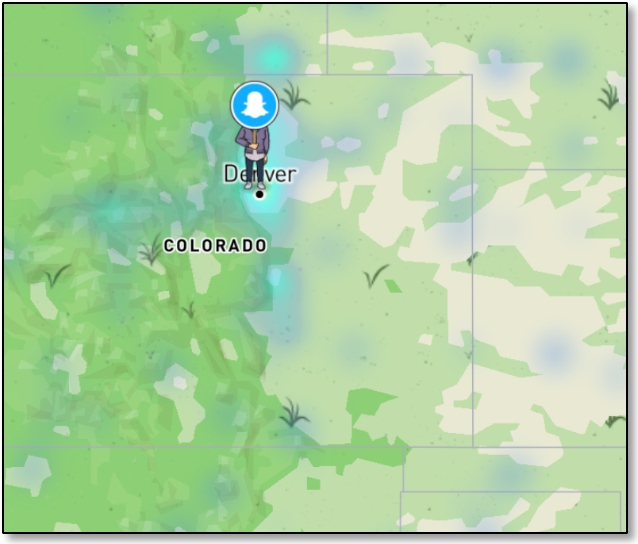 Snapchat SnapMap UI