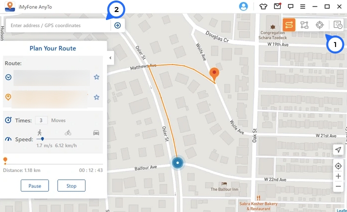 iMyFone AnyTo app UI