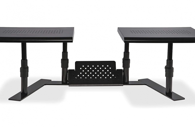 Allsop 31883 Metal Art ErgoTwin Dual Monitor Stand