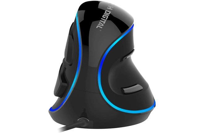 J-Tech Digital Wired Ergonomic Vertical USB Mouse