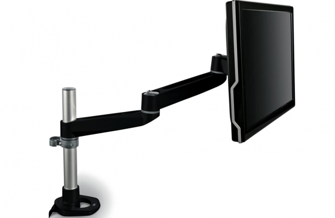 M Dual-Swivel Monitor Arm