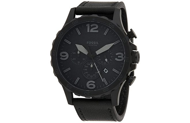 Fossil Men's Nate Stainless Steel Quartz Chronograph Watch