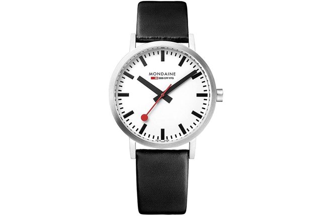 Mondaine Men's A660.30314.16SBB Quartz Classic Leather Band Watch