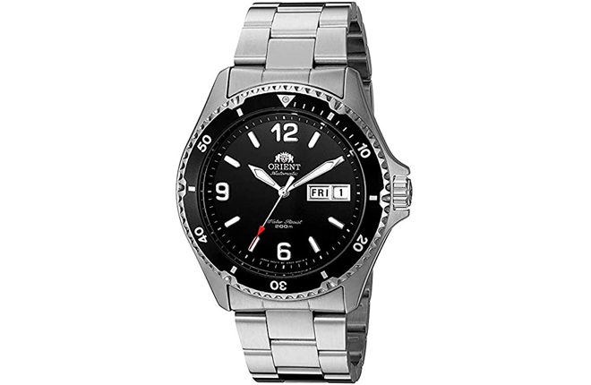 Orient Men's 'Mako II' Japanese Automatic Stainless Steel Diving Watch