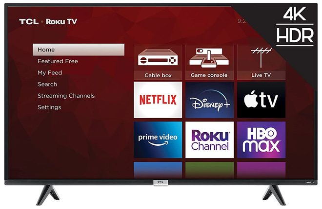 TCL S435 43” 4K UHD Smart LED TV