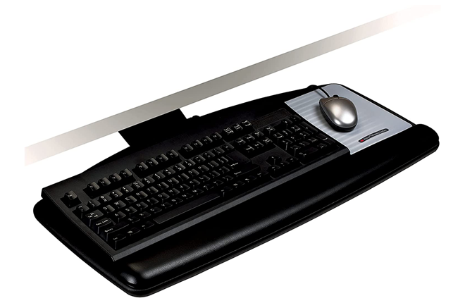 M AKT60LE Under Desk Keyboard Tray