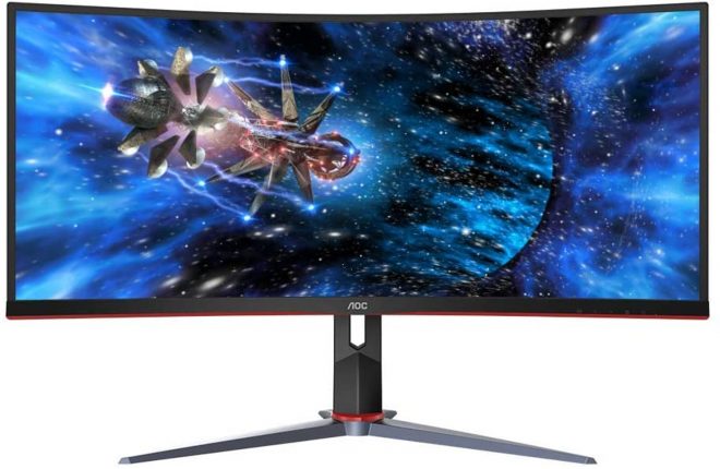 AOC Curved Frameless Monitor