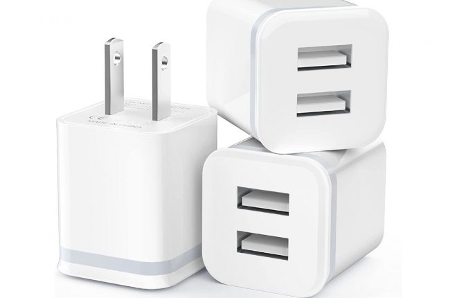 LUOATIP Dual Port Power Adapters