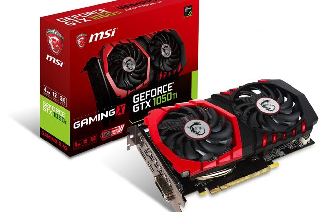 MSI GeForce GTX 1050 Ti