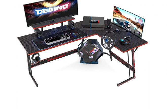 DESINO L-Shaped Corner Gaming Desk
