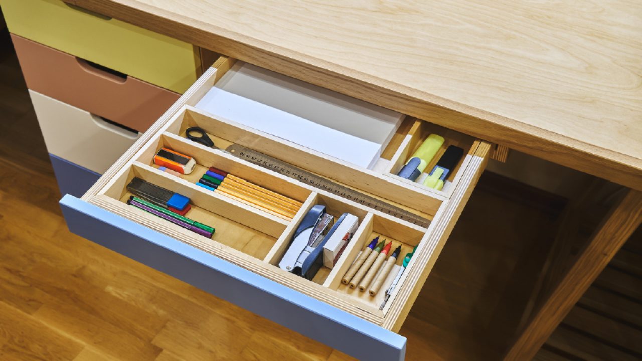 Tidy up Your Cabinets With the Best Desk Drawer Organizer