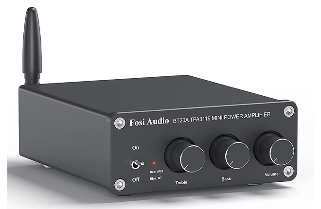 Fosi Audio BT20A Bluetooth Amplifier and Receiver