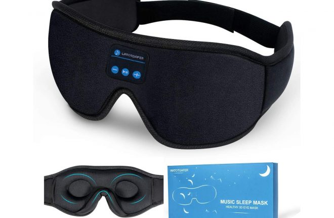 LIGHTIMETUNNEL Bluetooth Sleep Mask