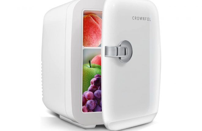 CROWNFUL Desk Mini Fridge