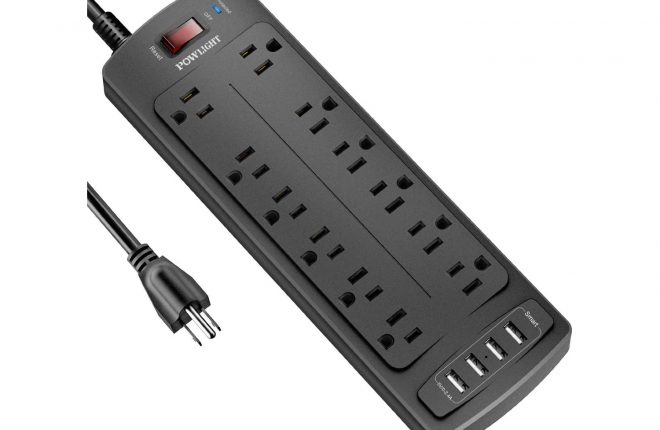 Powlight Surge Protector Power Strip