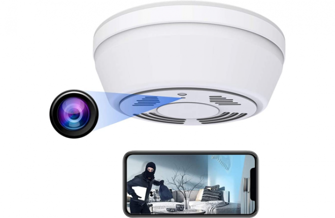 WNAT Hidden Camera Smoke Detector