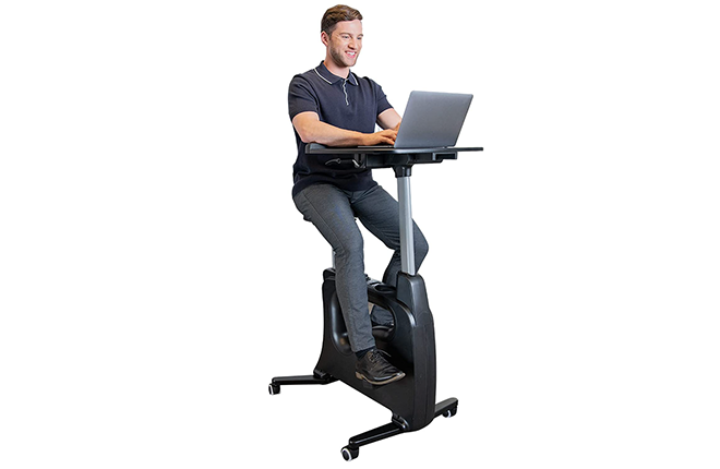 Standing Desk Bike  Turn Any Standing Desk into a Bike Desk – FitDesk