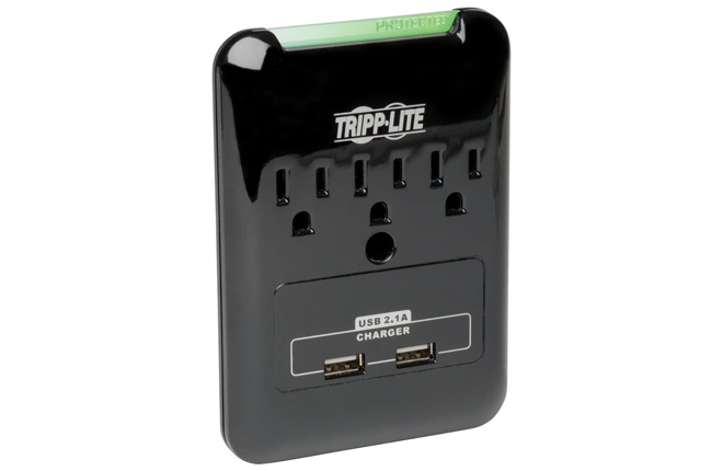 Tripp Lite Protect It 3-Outlet Surge Protector SK30USB