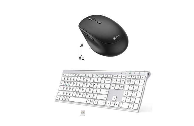 iClever DK03 Wireless Keyboard + iClever MD165 Mouse