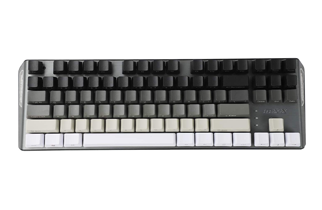 YMDK White Gray Black Keycaps