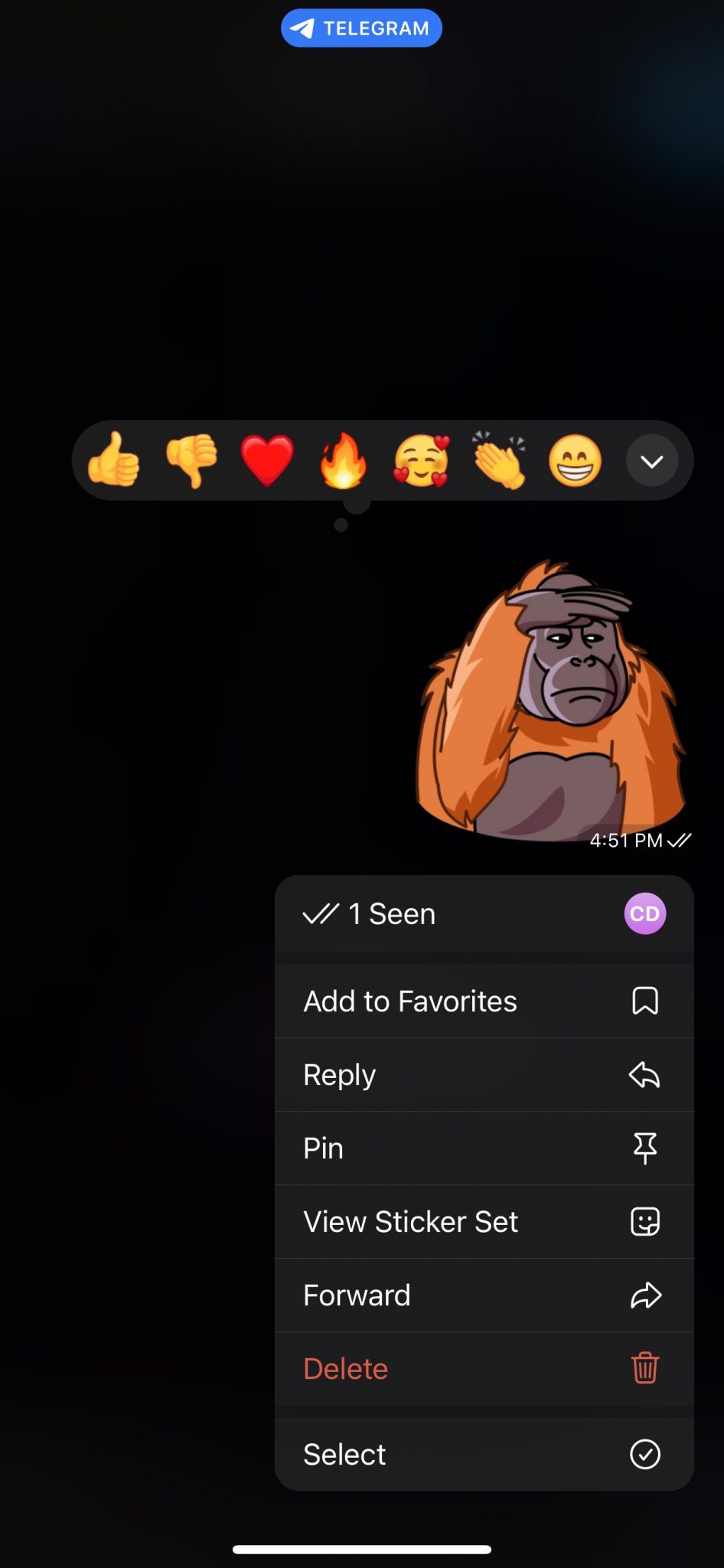 how to check if someone has read your message on telegram