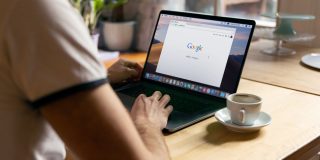 Google running on laptop