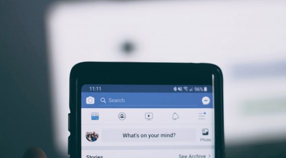 Facebook page running on app.