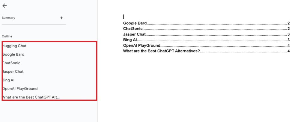 How to Insert Table of Contents in Google Docs - Tech Junkie