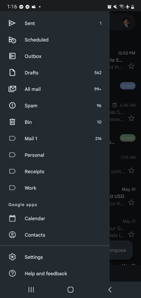 CHANGE YOUR GMAIL ACCOUNT visual data 8