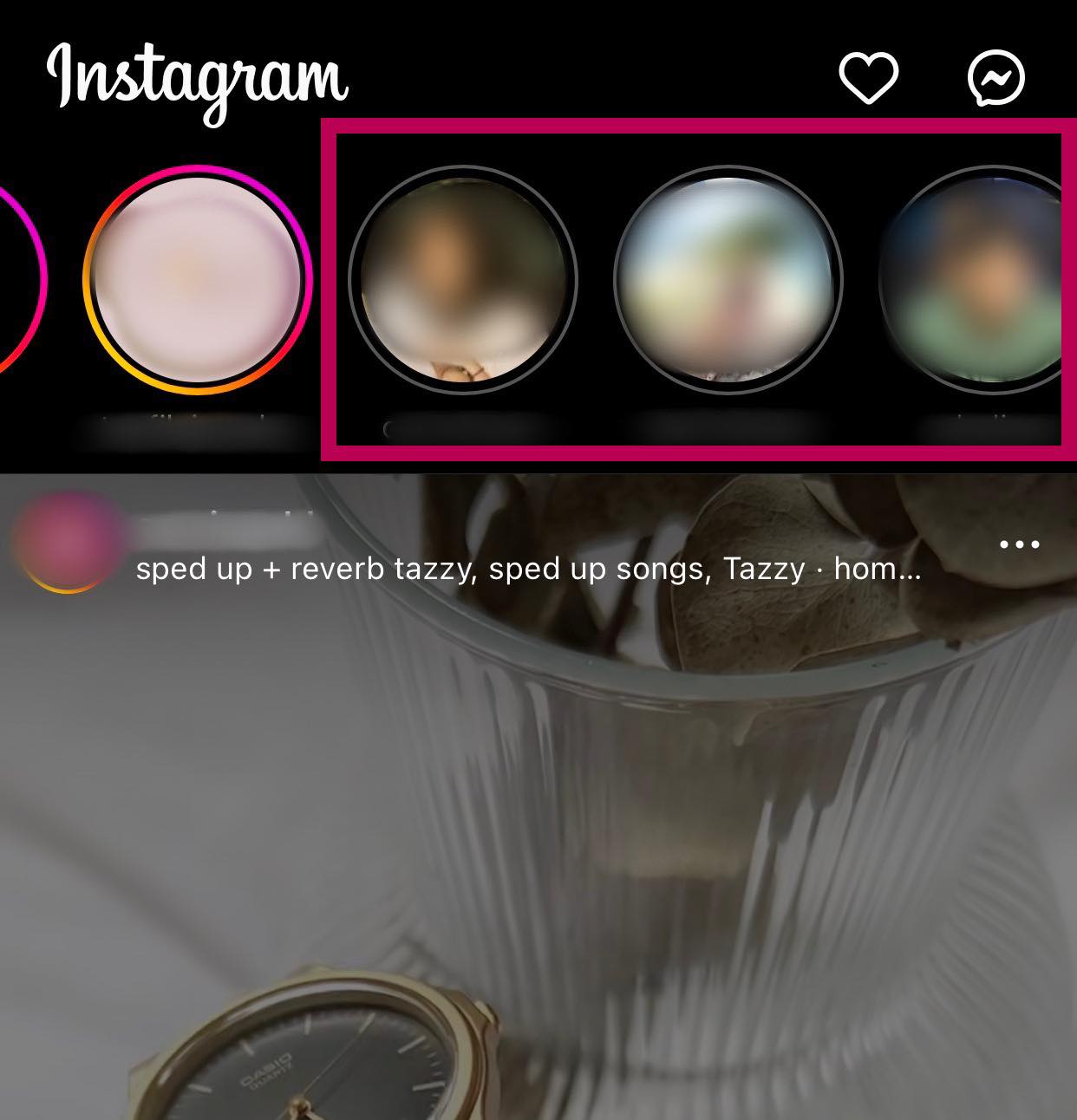 viewed Instagram Stories