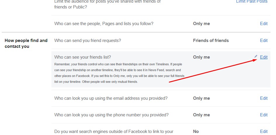 How to Hide Friends List on Facebook From Certain People