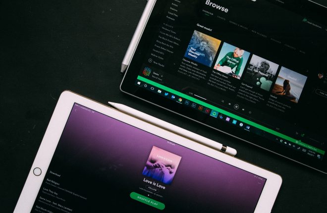 Spotify on desktop