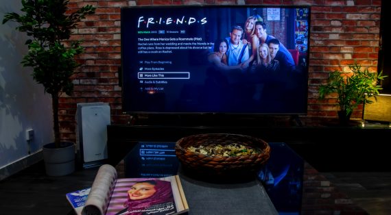 Friends running on Netflix