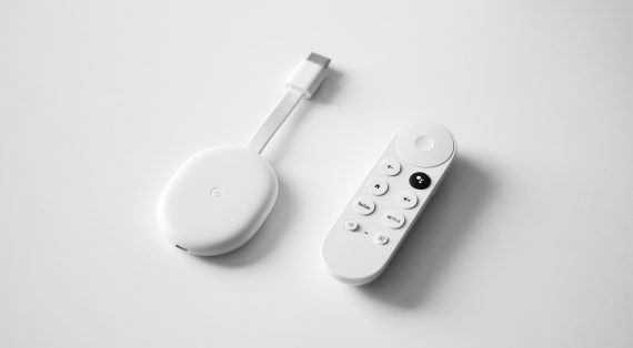 White Chromecast