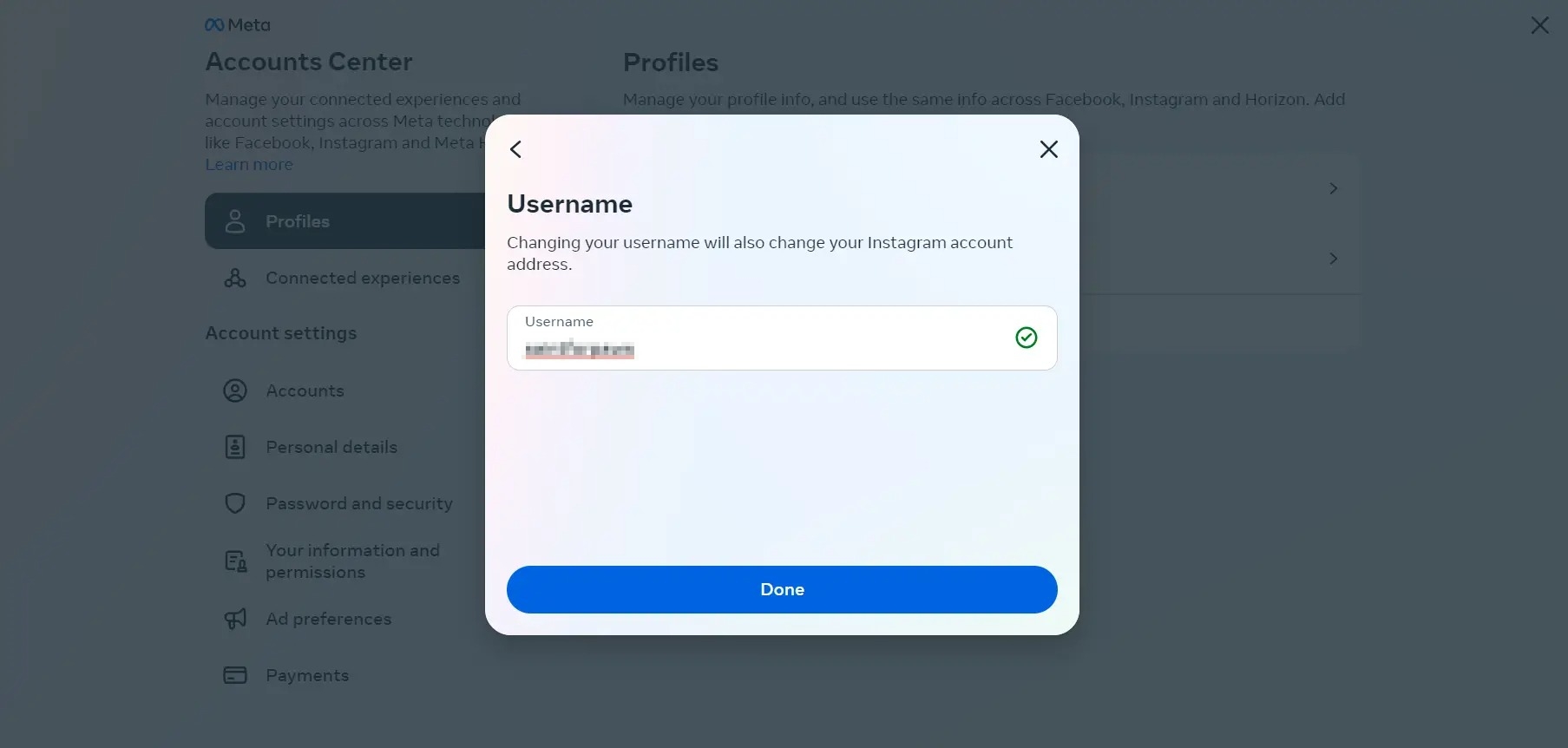 Change Instagram Username on Desktop