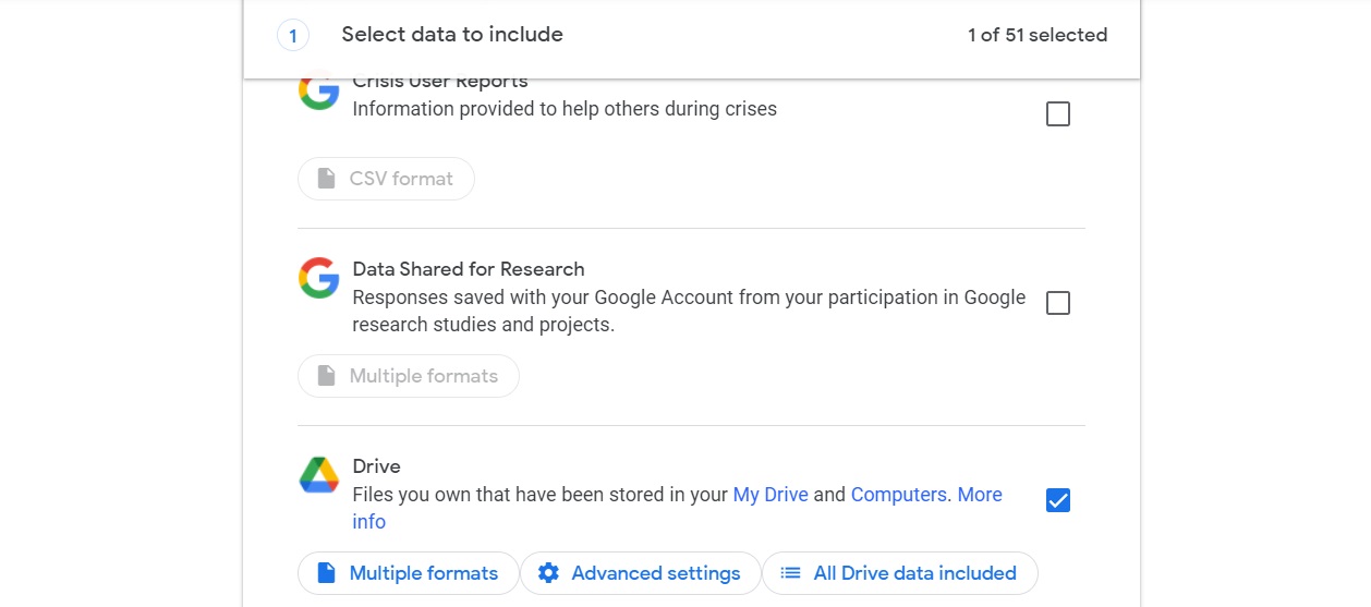 Google Takeout