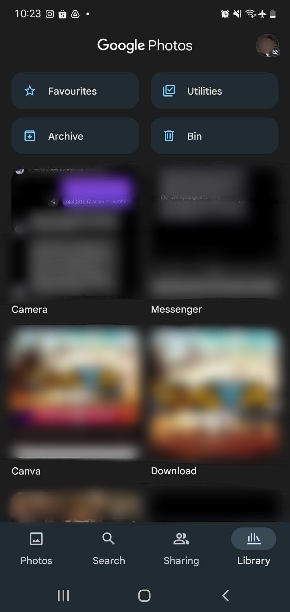 Google Photos Bin Mobile