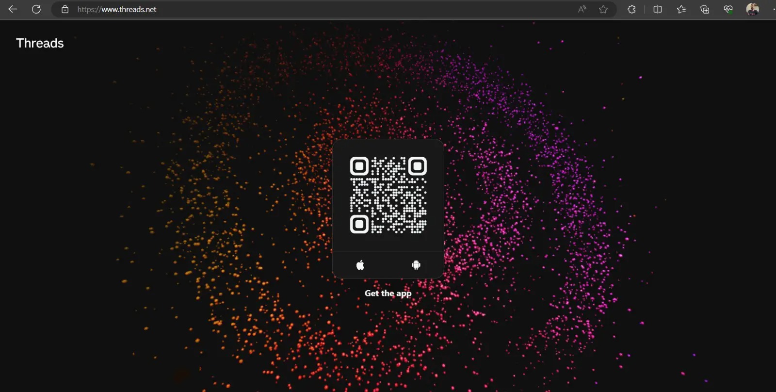 Instagram QR Code Desktop